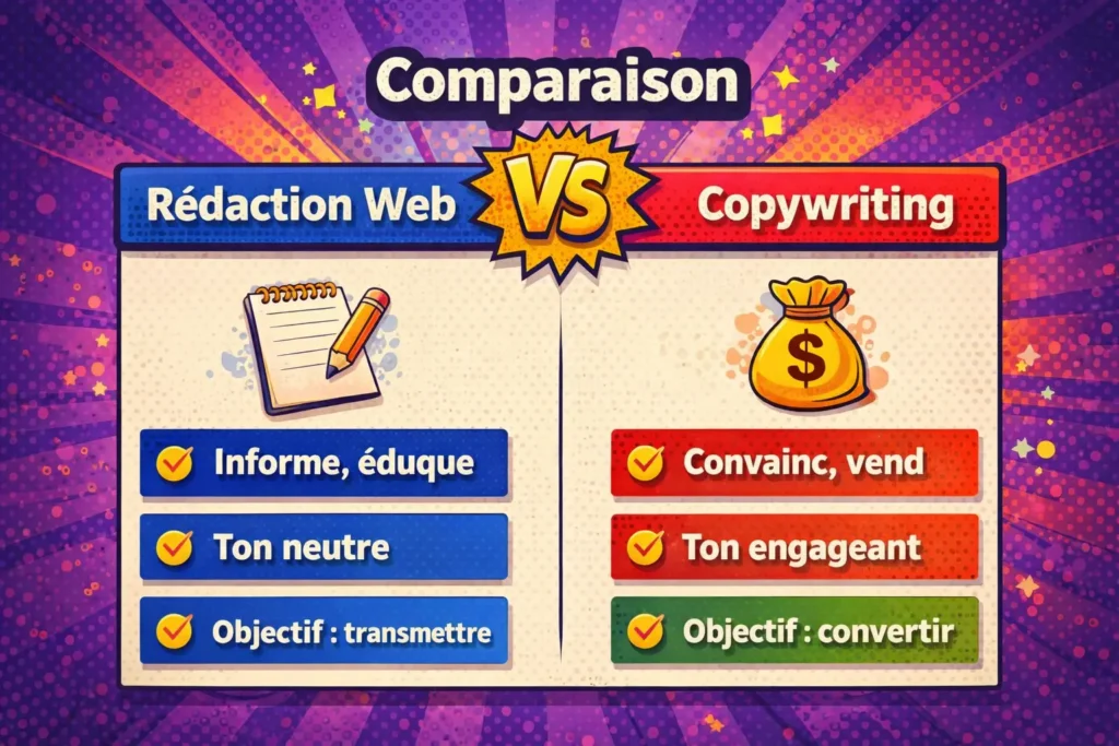 difference-copywriting-redaction-web-comparaison